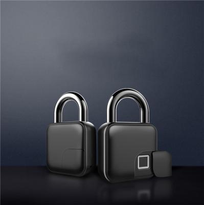 China Dust Proof and Waterproof Fingerprint Zinc Alloy Smart Lock Security Metal USB Rechargeable Padlock for Door/Luggage for sale