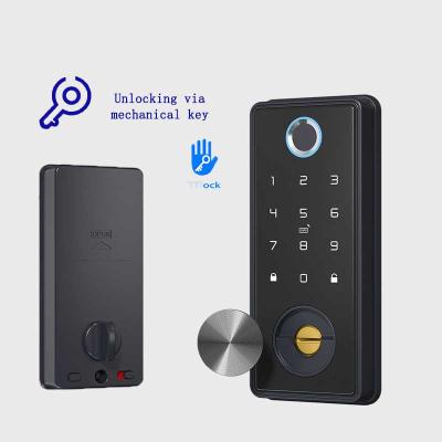 China User Management Electronics Digital Smart Apartment Hotel Lock TTlock Home APP Wifi Fingerprint Smart Lock for sale