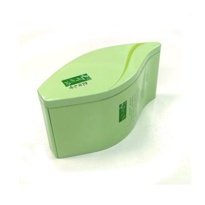 China Recycled Materials Spring Chinese Famous Early Tea Packing Empty Tin Can Box Quality Green Traditional Organic Tea Packaging Empty Tin Box for sale