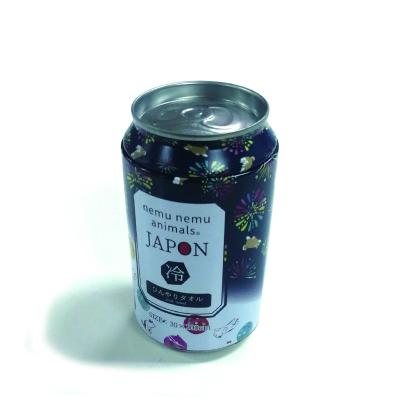 China Tin Box Wholesale Tinplate Cola Shaped Tin Cans Bespoke Gift Tin Box T-shirt Packaging Tin Can for sale