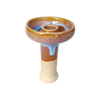 China Wholesale 2022 Style Gently Unique High Quality Hookah Bowl Colorful Ceramic Hookah Bowl for sale