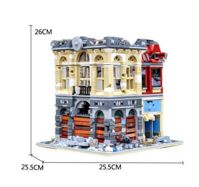 China 2021 Educational Toy Jiestar 89102 Street View Building Blocks City MOC Bricks DIY Baby Kids Electronic Toys for sale