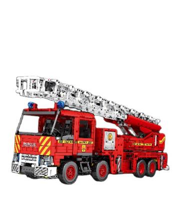 China Electronic Toy New 22005 Reobrix Product Remote Control Fire Rescue Truck Legoi Technic Car Building Block Children Learning Toy Kid Education for sale