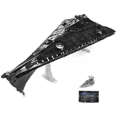 China Electronic Toy Mold King Starwars 21004 MOC UCS Battleship Star Destroyer Model Building Blocks Bricks Toys New 2021 Children for sale