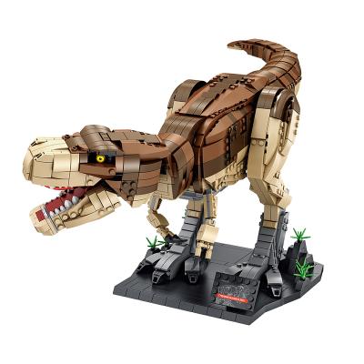 China Electronic Toy PANLOS 611001Jurassic Dinosaur World Zoo MOC Tyrannosaurus Rex Model DIY Toy Dinosaur Building Block Education Toy For Children for sale