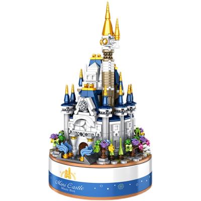 China 617PCS Electronic Toy PANLOS 656007 City Building Mini Castle Music Box Model building block legos for kids building blocks bricks for sale