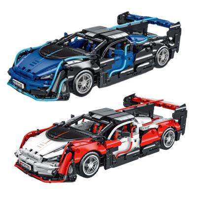 China Electronic Toy Mork 023010 MOC Racing Car Vehicle Toy 2021 Sports Model Building Blocks Technics Kids Learning Car Toys For Boys Gift for sale