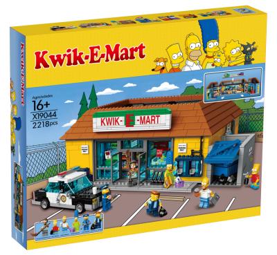 China Electronic Toy Hot sell lepins 20009 building blocks street view building Simpson supermarket x19044 set legos educational toy 16004 for sale