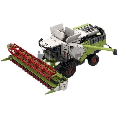 China NEW 2021 Small Particle Technology Building Block moc-71485 Cross Country Electronic Harvester Remote Toy Set Model For Boy for sale