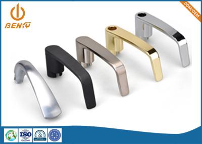 China Plated Aluminum zinc alloy die cast Custom Door handles Hardware for sale