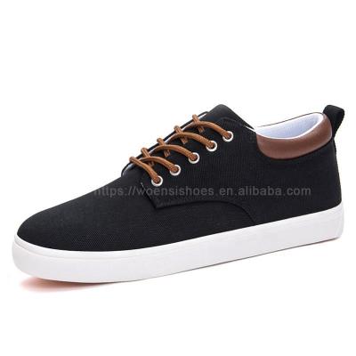 China New Fashion Anti-slippery Lace Up Sneakers Custom Cheap Mens Casual Shoes Men's Canvas Shoes for sale