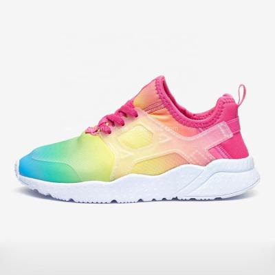 China 2020 Hot New Textile Fashion Girls Trainers Kids Running Shoes Custom Kids Sports Shoes for sale