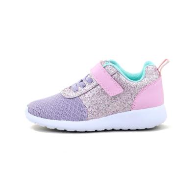 China New Customized Textile Glitter Fashion Kids Running Shoes Sports Shoes Girls for sale