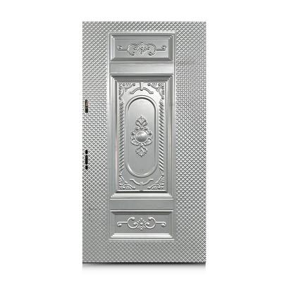 China Wholesale waterproof metal garage exterior emboss new steel door exterior door skin sheet steel embossed door for sale