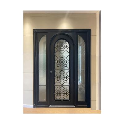 China New Design Door Casement Easily Assembled Aluminum Interior Glass Door Custom Made High Quality Casement Door Casement for sale