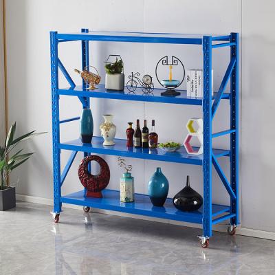 China Multifunctional Corrosion Protection Metal Removable Display Racks Industrial Garage Storage Shelves for sale