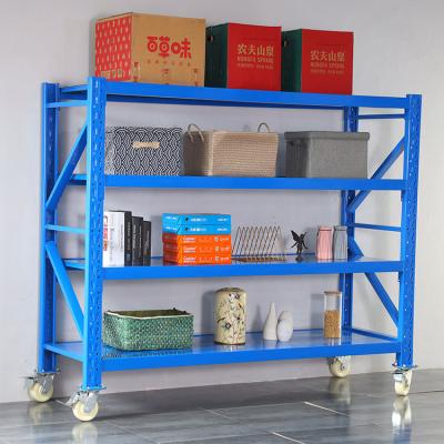 China Corrosion Protection Heavy Duty 4 Tier Garage Warehouse Storage Pallet Metal Storage Racking Steel Shelving for sale