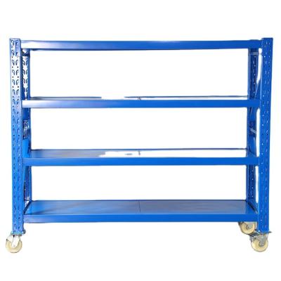 China Corrosion Protection Industrial Warehouse 500-1000Kgs/Level Heavy Duty Loading Storage Rack Shelf for sale