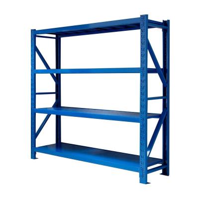 China Industrial Corrosion Protection Medium Duty Metal Warehouse Storage Shelving Stacking Racks and Shelves for sale