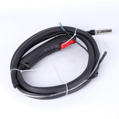 China 2.5 Meters Two Wire Mig Torch Mig 15AK 15 AK Trigger With Gas Value For MIG-130 MIG Welder 100AF 100E MIG Gun 15AK for sale