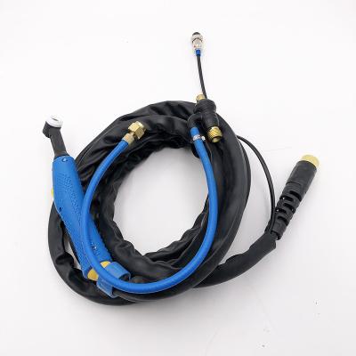 China DKJ10-25 Dinse Adapter Quick Connector with Full 4M Blue Head Body TIG-9 WP-9 WP9 TIG Welding Torch Standard for sale