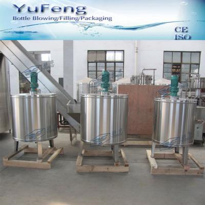 China Yufeng China Factory Carbonated Beverage Co2 Beverage Stainless Steel Juice/Milk Beverage Mixing Tank for sale