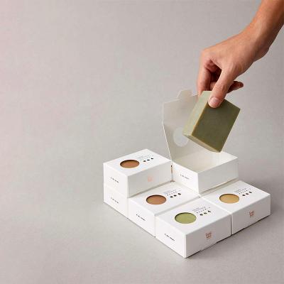 China Biodegradable Custom Paper Soap Paper Soap Hand Boxes Soap Paper Box Packaging Packaging for sale