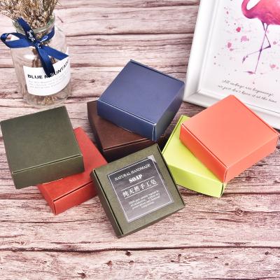 China Biodegradable Custom Soap Paper Box Soap Box Gift Packaging for sale