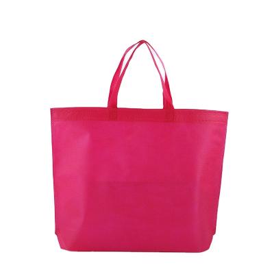 China Grocery Packaging Handled Folding Nonwoven Shopping Bag, Degradable Pla Nonwoven Plastic Shopping Bag, Promotional Colorful Nonwoven Finger for sale