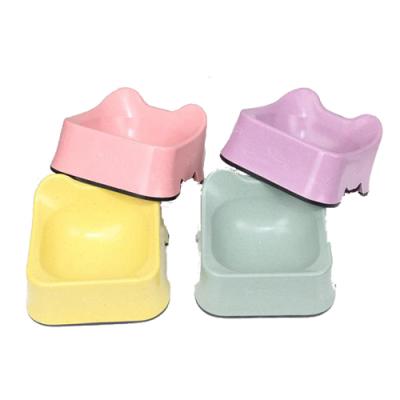 China 2021 Wholesale Customized Stocked Color Pet Bowl For Cat And Dog Can Put Food And Water for sale