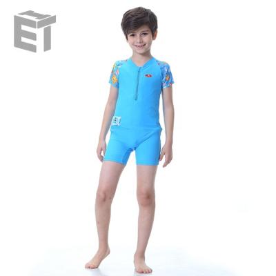 China Breathable Kids Float Swimwear Boy Spandex Swimwear One Piece Swimsuit for sale