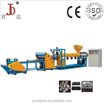 China PP/PS/HIPS/PE Granules Single Screw Extruder Machine Price, Plastic Sheet Extuder, Sheet Extruder Machine for sale