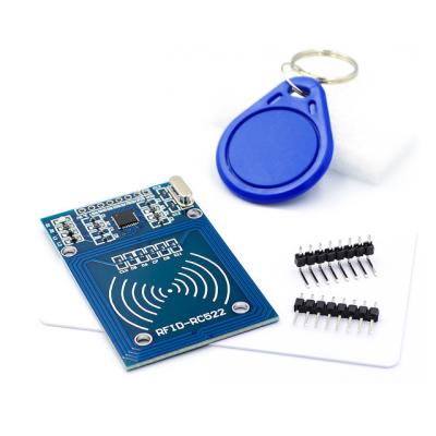 China MFRC-522 RC522 RFID rf IC card induction module send S50 Fudan card, MFRC-522 RC522 key chain for sale