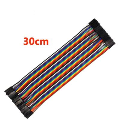 China Pin Dupont Wire 30CM Dupont Line 40 Female To Jumper Dupont Cable Female Wire For ATMEGA328P 30CM Female To Dupont Female Line for sale