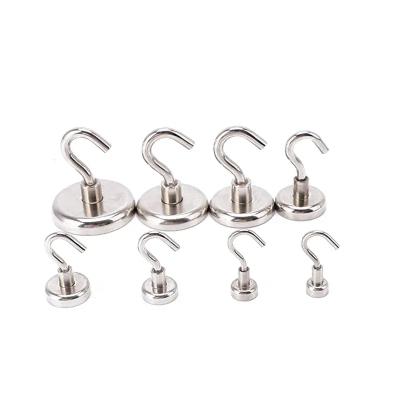 China Metal Factory Sell Directly Magnetic Hooks Powerful Heavy Duty Neodymium Magnet Hanger Strong Magnet for sale