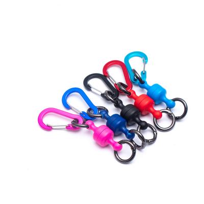 China Metal Customized Chinese Factory Clasps Fishing Tackle Sports Climbing Rope Buckle Magnetic Carabiner for sale