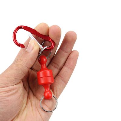 China Metal Customized Magnetic Buckle Fishing Wireless Missed Rope Pair Strong Magnetic Mountaineering Buckle for sale