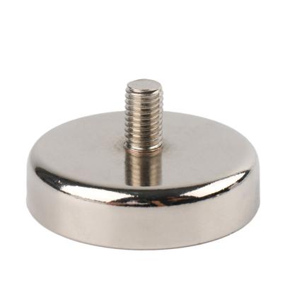 China Metal OEM Factory Permanent magnet suction cup High Quality Magnet With Screw Hole NdFeB Sucker for sale