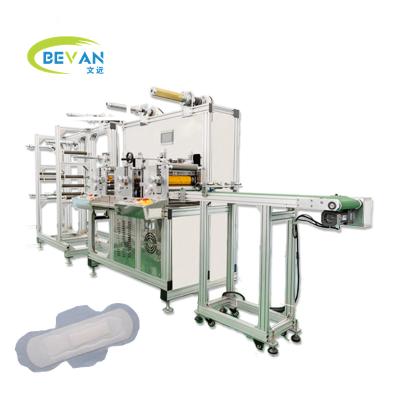 China Factory Sanitary Pad Private Label Fully Process Semi Automatic Sanitary Napkin Making Machine for sale