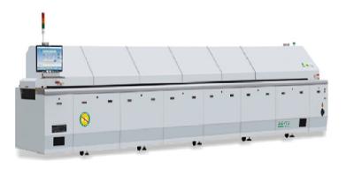 China Grey SMT Pcb Reflow Oven Machinery Guide With Special Hardening Treatment for sale