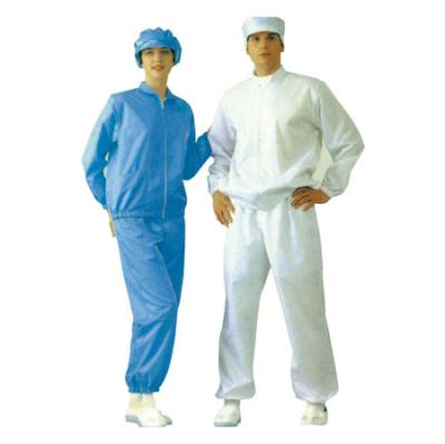 China Chemical Industry Anti Static Products Esd Garments With Shirt And Workwear Trousers for sale