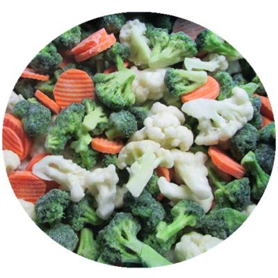 China IQF FROZEN Mixed IQF California Vegetable Mix Frozen Broccoli and Cauliflower & Carrot Frozen Mixed Vegetables for sale