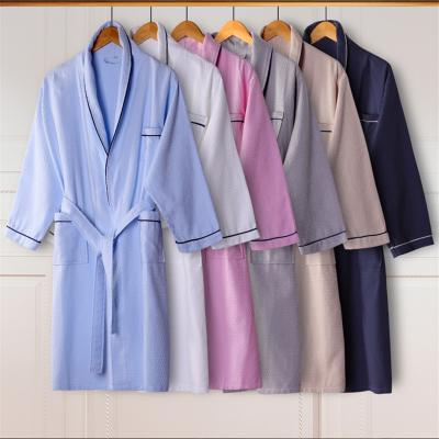 China Summer Sale Long Robe Terry Bath Robes Towel Hotel Thermal Warm Absorbent Cotton Luxury Bathrobe For Couples for sale