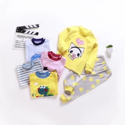 China Cotton OEM Service Thermal Hot Selling Pajamas Kids Pajamas 2 Pcs Girl Boys Cartoon Pajamas Sets for sale