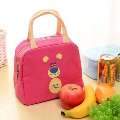 China Fashion Lunch Cooler Bag Insulated Oxford Cloth Printed Large Portable Insulated Thermal Tote Bag Lunch Cooler Bag for sale