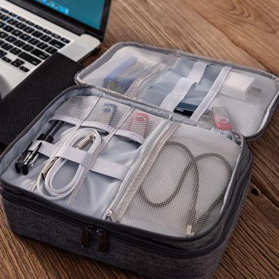 China Japan style Custom Multifunctional Polyester Toiletry Bag Wholesale Waterproof Polyester Travel Toiletry Bag Gray Nylon Canvas Makeup Bags for sale