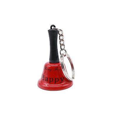 China Mini Bar Church School Decoration Metal Letter Hand Bells Mini Open Bell Hand Bells Hand Bells Key Chain Hanging Key Chain Accessory for sale