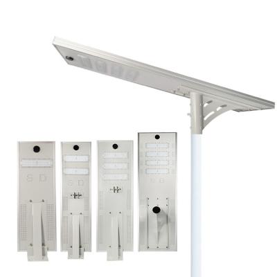 China Factory Price IP66 Waterproof Aluminum 30W 40W 50W 60W 80W 100W 120W 130W 200W Integrated All In One Solar Street Light for sale