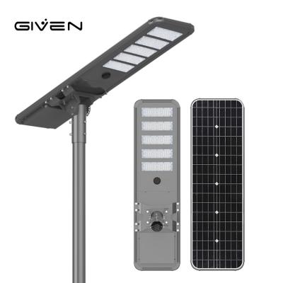 China New Arrival Aluminum Garden IP65 Waterproof 60W 80W 100W 120W All In One Solar Led Streetlight for sale