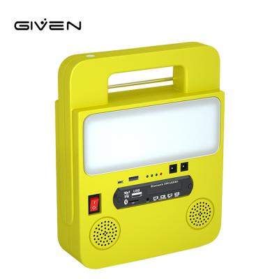 China New Product IP65 Waterproof Many Color Solar Charging Portable Radio Light for sale